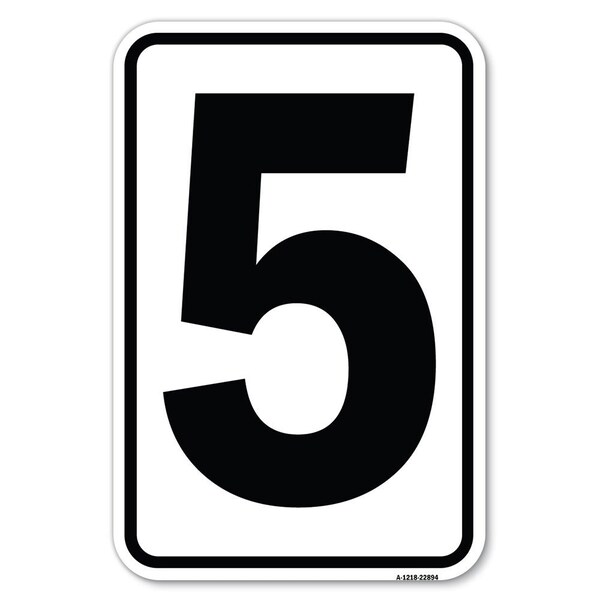 Safety Sign, 12 in Height, Aluminum, 18 in Length, 22894